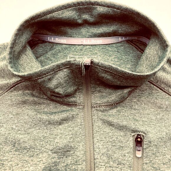 L.L.Bean Men’s Running Jacket 1/4 Zip Size M Like New - Picture 7 of 9